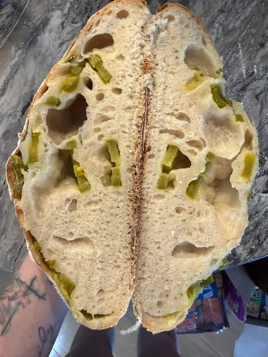 Homemade Jalapeño Cheese Artisan Bread