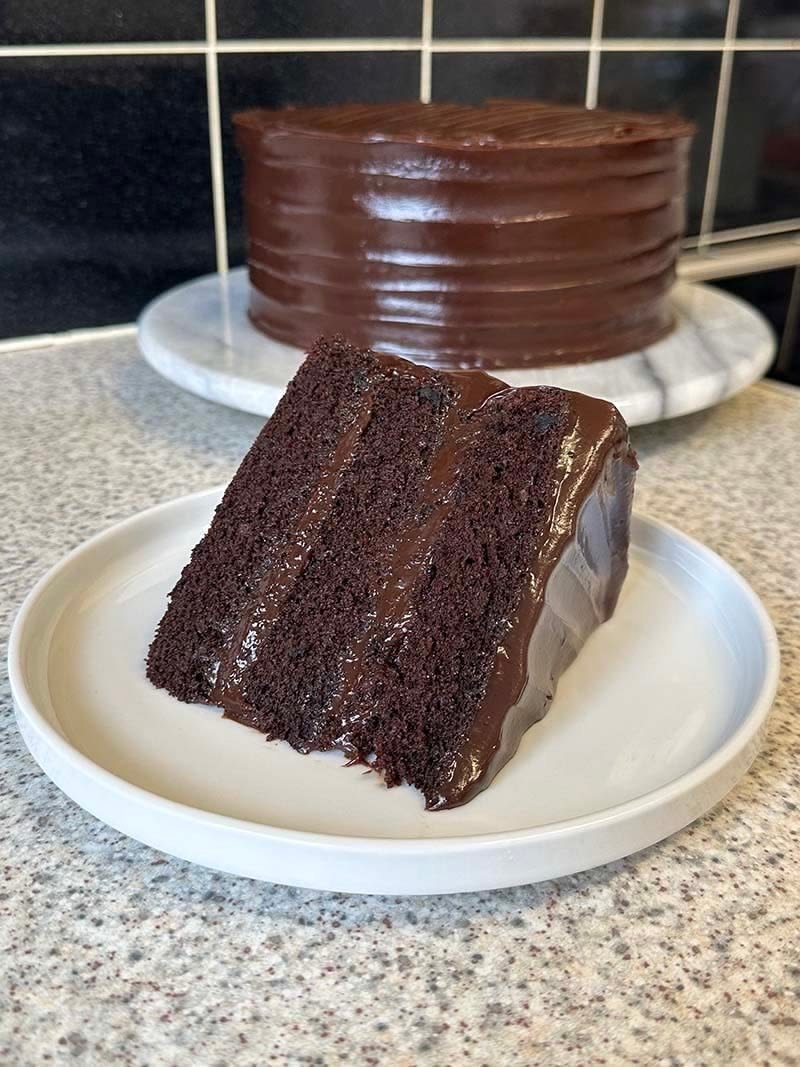 Homemade Sourdough Chocolate Cake