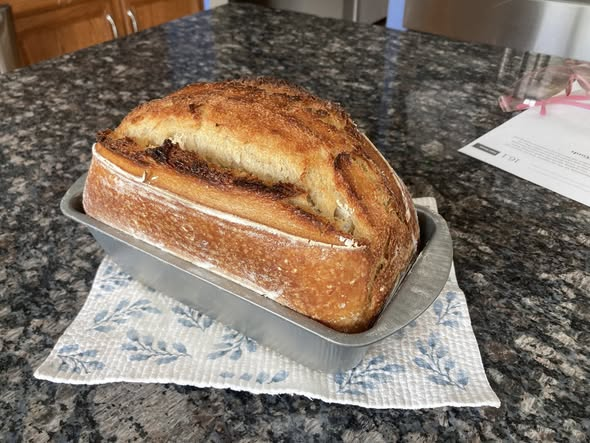 Crusty Sourdough Sandwich Loaf